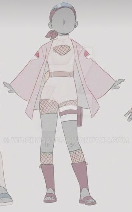 Naruto Outfit Ideas, Anime Clothes Outfits, Ninja Clothes, Ninja Dress, Naruto Outfits, Kunoichi Outfit, Anime Dresses, Naruto Clothing, Ninja Outfit