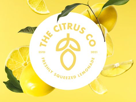 Lemonade Branding, Lemon Branding, Lemon Logo Design, Lemonade Logo, Lemon Logo, Lemonade Bar, Lemonade, Lemon, Logo Design