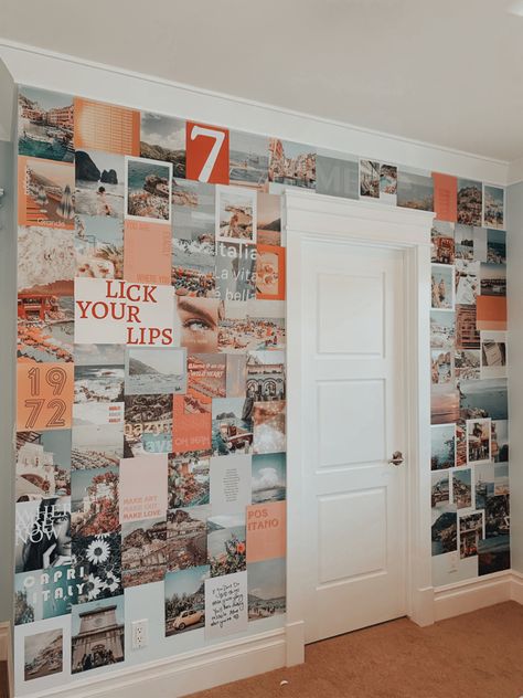 Tezza Collage Kit, College Room Decor, Apartment Vibes, Future Bedroom, College Decor, Makeover Bedroom, Collage Kit, Room Redo, Room Idea