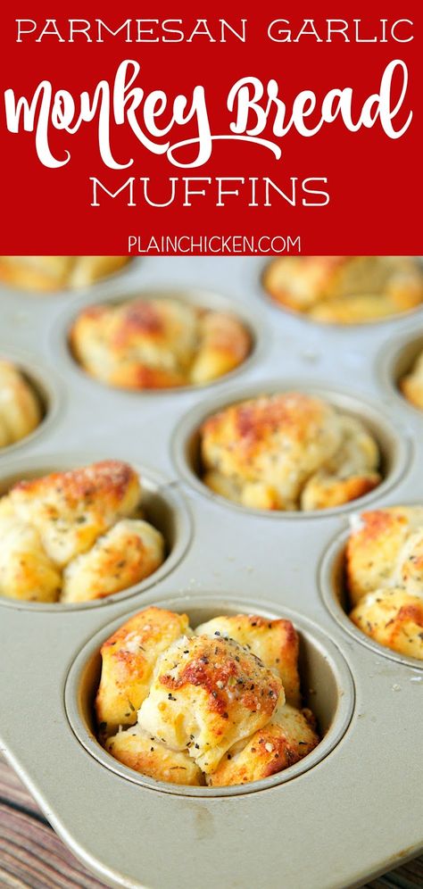 Pillsbury Monkey Bread, Grand Biscuit Recipes, Garlic Monkey Bread, Homemade Italian Pizza, Biscuits Butter, Monkey Bread Muffins, Pizza Monkey Bread, Nutella Desserts, Bread Cheese