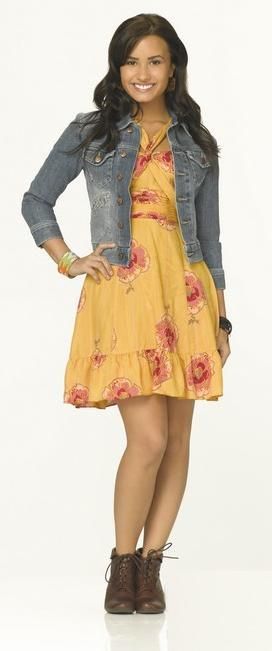 Who made Demi Lovato’s yellow dress that she wore for the Camp Rock 2: The Final Jam promoshoot, 2010? Dress – Free People Demi Lovato Dress, Camp Rock 2, Mtv Music, Camp Rock, Rv Park, Kristin Cavallari, Rock Outfits, Pippa Middleton, Nicole Richie