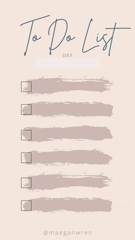 To Do List Instagram Story, To Do List Template Aesthetic, Todo List Aesthetic, Aesthetic To Do List Template, Free Printable Weekly Planner Template, Aesthetic To Do List, Daily To Do List Template, To Do List Aesthetic, Free Vision Board Template