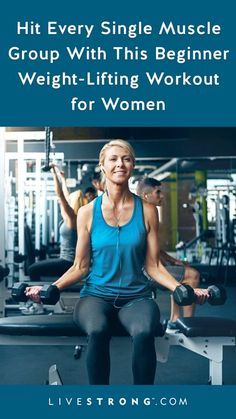 Weightlifting For Beginners, Beginner Gym, Weight Lifting Routine, Weight Training Programs, Healthier Habits, Lifting Workouts, Weight Lifting Workouts, Weight Lifting Workout, Exercise Ideas