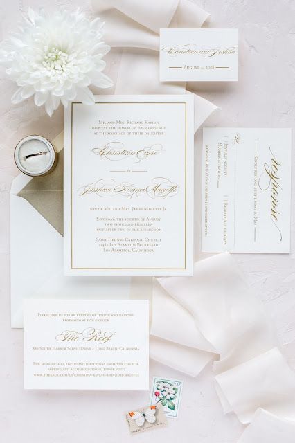 White And Gold Wedding Invitations Elegant, Ivory And Gold Wedding Invitations, Simple Wedding Invitations Elegant Gold, California Wedding Invitations, Wedding Invitations Examples, Gold Wedding Invitations Elegant, Classic Wedding Invitations Gold Foil, Wedding Invite Gold Foil, Elegant Wedding Invitations Gold Foil