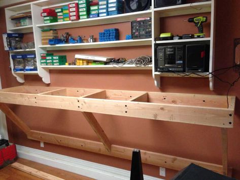 Reloading Table, Reloading Bench Plans, Reloading Room, Workbench Ideas, Reloading Bench, Small Workspace, Hunting Room, Indoor Outdoor Carpet, Diy Workbench