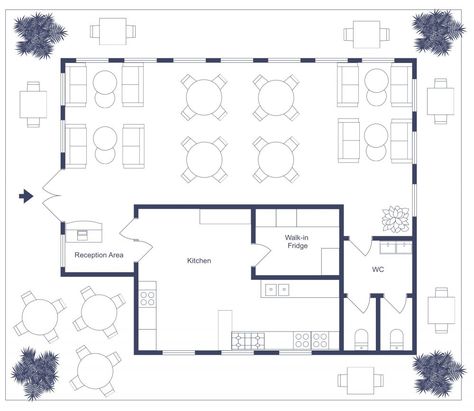 Restaurant Plan Layout With Dimensions, Restaurant Layout Design Floor Plans, Restaurant Floor Plan With Dimensions, Restaurant Plan Layout, Small Restaurant Floor Plan, Cafe Floor Plan Layout, Restaurant Plan Design, Restaurant Floor Plan Design, Restaurant Floor Plan Layout