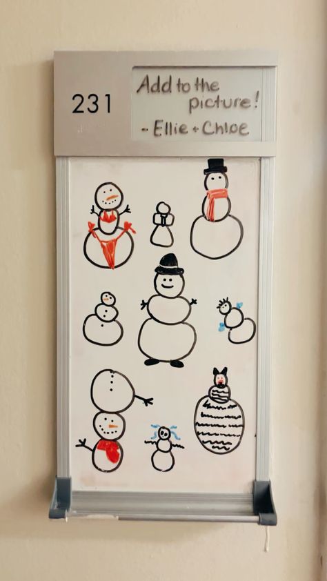 updated January dorm whiteboard! Dorm Whiteboard, Items For College, College Girl Dorm, Back To College, Snowman Crafts, University Campus, College Apartment, Spring Home Decor, Whiteboard