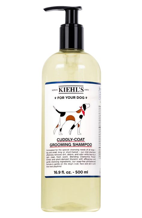 Free shipping and returns on Kiehl's Since 1851 Cuddly-Coat Grooming Shampoo at Nordstrom.com. What it is: A soap-free dog shampoo so you can pamper your pup.Who it's for: Suitable for all dog types.What it does: Whether your dog is big or small, this mild dog grooming shampoo will effectively cleanse long or short hair. Leave your canine with a clean, fresh feeling until their next playtime. This shampoo effectively removes dir