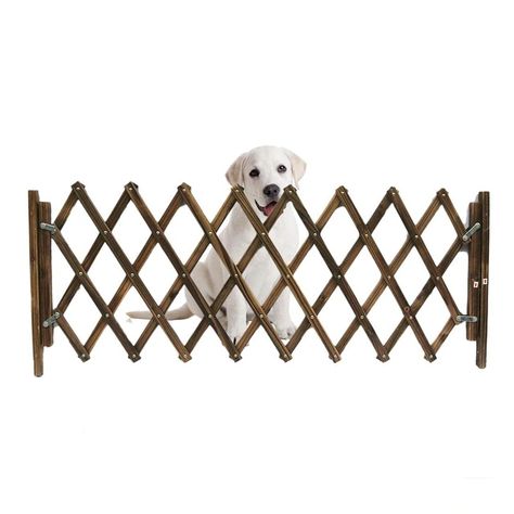 Carbonizado para puerta cerca del perro retráctil plegable de gato mascota perro barrera de seguridad de madera puerta ampliar Swing cachorro estirable cerca Retractable Fence, Retractable Dog Gate, Wooden Pet Gate, Wooden Fence Gate, Dog Barrier, Wireless Dog Fence, Pet Fence, Safety Gate, Wooden Gates