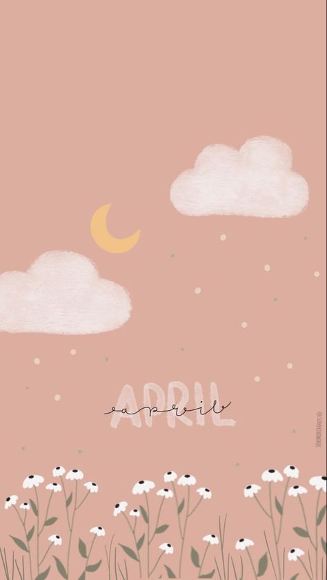 April Wallpapers Iphone, April Lockscreen Aesthetic, April Wallpaper Backgrounds, April Wallpaper Ipad, Month Background Wallpapers, April Phone Wallpaper Aesthetic, Wallpaper For April, April Iphone Wallpaper Aesthetic, Cute April Wallpaper