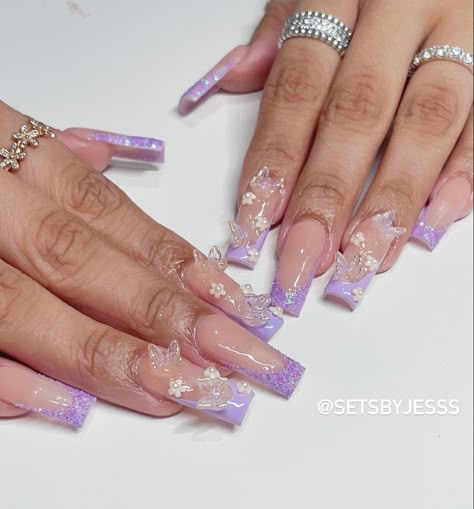 Barbie Nails Acrylic, Summer Nails 2023 Gel, Gel Summer Nails, Nails 2023 Gel, Summer Nails Acrylic, Sweet 16 Nails, Barbie Nail, Quince Nails, Acrylic Nail Designs Coffin