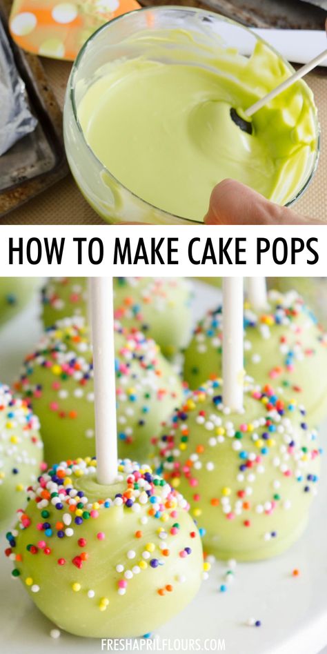 Cake Pops 101: A Guide To How to Make Cake Pops Diy Cakepop Holder, Tips For Cake Pops, Box Cake Pops Recipe, How To Decorate Cake Pops Tutorials, Dye Free Cake Pops, Cake Pops Recipe Without Frosting, Cake Pops Silicone Mold Recipe, How To Make Cake Pops Easy Step By Step, How To Make Perfectly Round Cake Pops