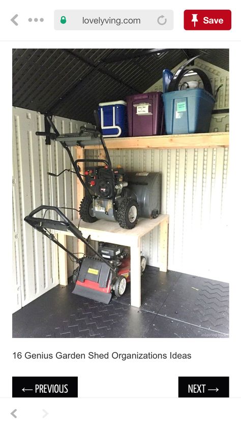 Rifacimento Garage, Shed Organisation, Officine In Garage, Garage Organization Tips, Storage Shed Organization, Shed Organization, Garage Organize, Garage Shed, Diy Garage Storage