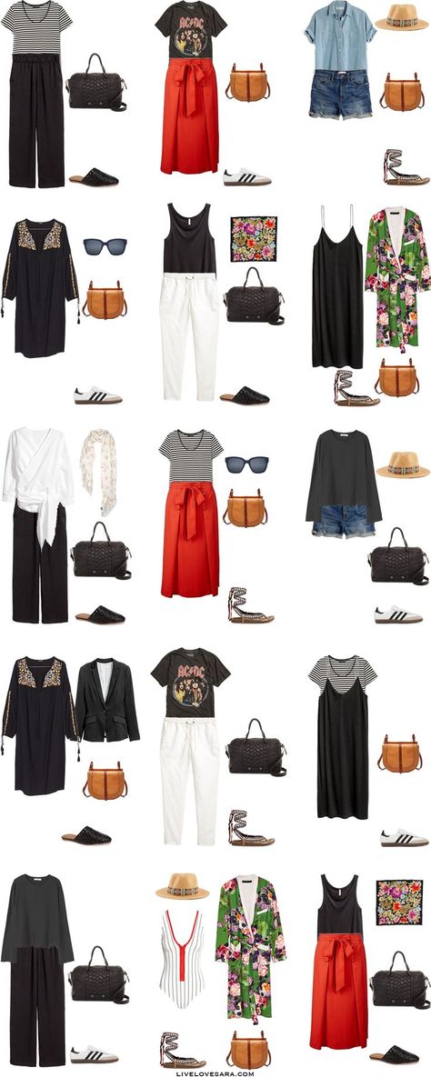 What to Wear in Sydney Australia Packing Light List Outfit Options 1-15 #packinglist #packinglight #travellight #travel #livelovesara European Travel Outfit, Travel Packing Outfits, Packing Travel, Fashion Travel Outfit, Quoi Porter, Travel Clothes Women, Travel Outfit Summer, Travel Australia, Ranveer Singh