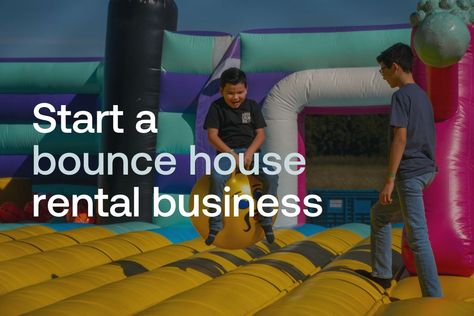 How to start a bounce house rental business: Complete guide Bounce House Rentals, Sole Proprietorship, Inflatable Bounce House, Business Insurance, Rental Company, Bounce House, Party Rentals, Money Maker, Business Names