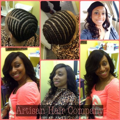 Braids And Weave Hairstyles Sew Ins, Braids And Weave Hairstyles, Straight Hair Crochet, Sew In Hair Styles, Sew In Braid Pattern, Full Head Sew In, Natural Hair Sew In, Short Sew In Hairstyles, Full Sew In Weave