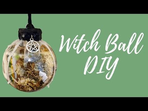 Witch Ball DIY - How To║Witchcraft - YouTube Witch Balls Protection Diy, Diy Witches, Pagan Life, Wicked Crafts, Witchcraft Diy, Witches Ball, Witch Balls, Diy Witch, Witch Ball