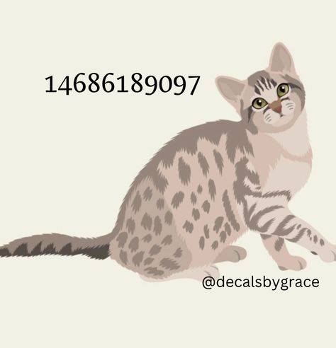 Cat Bloxburg Code, Cat Decals, Bloxburg Decals Codes Animals, Cat Bloxburg Decals, Cat Decals Bloxburg, Bloxburg Pet Decals, Dog Picture Frames, Dog Filter, Kids Room Decals