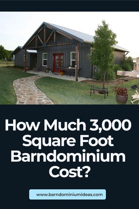 Barndominium kits generally cost between $20,000 and $90,000 and come in all kinds of styles. Depending on the size and style of the kit... Barndominiums On A Budget, Barndominium Kitchen Ideas, Perfect House Plan, Barndominium Cost, Barndominium Kits, Barn Dominium, Tiny House Kits, Barn House Kits, Steel Building Homes