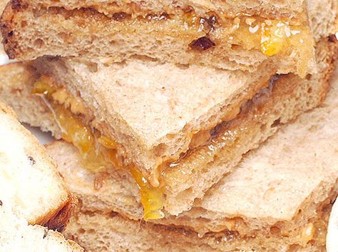 orange sandwich | Peanut Butter, Honey and Orange Marmalade Sandwich Orange Marmalade Sandwich, Sandwich Peanut Butter, Marmalade Sandwich, Comfort Films, Butter Honey, Peanut Butter Honey, Orange Blossoms, Home Meals, Orange Marmalade