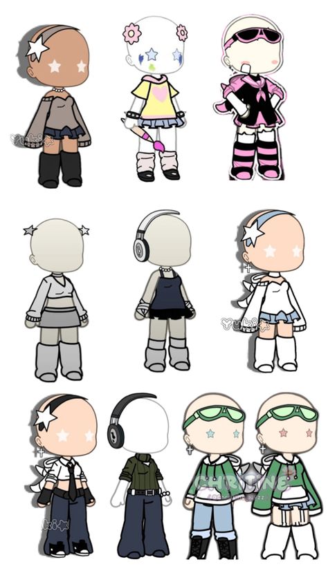 Gacha Life Tomboy Outfits, Gacha Life Outfit Ideas Girl, Gacha Outfits Girl, Gacha Life Outfits Girl, Gacha Club Outfit Ideas Girl, Cute Gacha Life Outfits, Gacha Life Hairstyles, Gacha Online Outfits, Gachalife Outfits