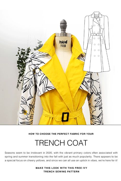 Raincoat Sewing Pattern Women, Coat Sewing Tutorial, Diy Jacket Sewing Free Pattern, Patternmaking For Fashion Design Pattern, Trench Coat Pattern Sewing, How To Sew A Jacket, Trench Coat Sewing Pattern, Blazer Sewing Pattern, Trench Coat Pattern