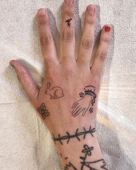 ꧁ Marie~H ꧂ on Instagram: "Hand tattoos for @coquille_tattoo 💙💚💛🧡❤️ (last video healed) • @studiocitronrose" Fish Hand Tattoo, Hand And Finger Tattoos, Bodily Autonomy, Tattoo People, Tattoo Style Drawings, Hand Tattoo, Finger Tattoos, Body Mods, Some Ideas