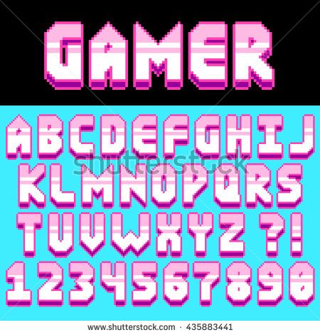 Letras Cool, Alfabet Font, Alphabet Graffiti, Game Font, Pixel Font, Graffiti Lettering Fonts, Design Letters, Graffiti Alphabet, Aesthetic Fonts