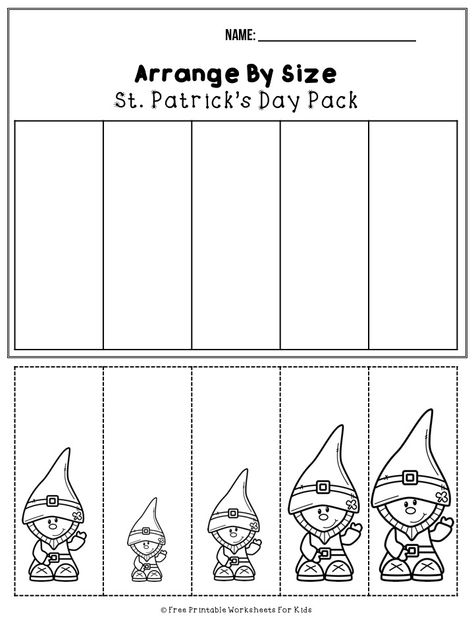 St Patricks Activities, March Lesson Plans, March Preschool, Sant Patrick, March Lessons, Printable Worksheets For Kids, March Activities, St Patricks Day Crafts For Kids, St Patrick Day Activities