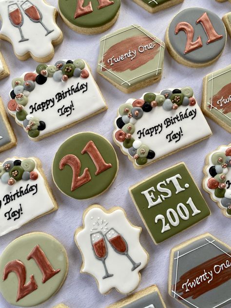 Cookies For 21st Birthday, 21st Birthday Decorated Cookies, 24th Birthday Cookies, 21st Birthday Cookies For Guys, 21st Birthday Cookies For Girl, 21st Birthday Sugar Cookies, 21 Birthday Cookies, 21st Birthday Cookies, 21st Birthday Party Decor