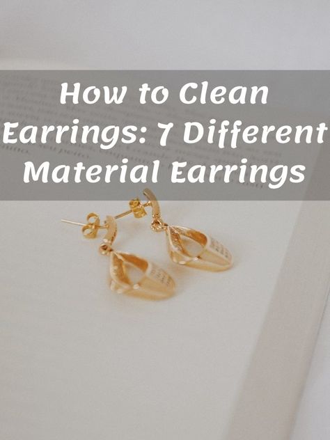 Is your jewellery starting to tarnish? Are you wondering how to clean earrings? Well, if so, you're in the right place. We know that nobody likes watching their Clean Earrings, Material Earrings, How To Clean Diamonds, Ultrasonic Jewelry Cleaner, How To Clean Gold, How To Clean Earrings, Stainless Steel Cleaner, Clean Sterling Silver, White Gold Diamond Earrings