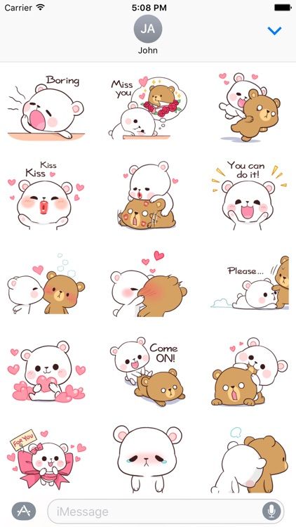 Bear Couple: Milk & Mocha - stickers for lovers by Hiep Nguyen Bear Couple, Eid Photos, Milk & Mocha, Bear Drawing, Cute Bear Drawings, Cartoons Love, Cute Couple Cartoon, Cute Cartoon Pictures, Cute Love Cartoons