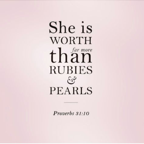 #ScriptureVerse #Proverbs31Verse10 #worth #far #more #Rubies #Pearls #BeBlessed Psalms 31 Woman Proverbs 31, Scripture About Beauty, Bible Verse For Beauty, Pearl Bible Verse, Bible Verses For Beauty, Bible Verses About Self Worth, Bible Verses For Moms From Daughter, Proverbs 31:10 Wallpaper, Proverbs 31 Woman Quotes Tattoo