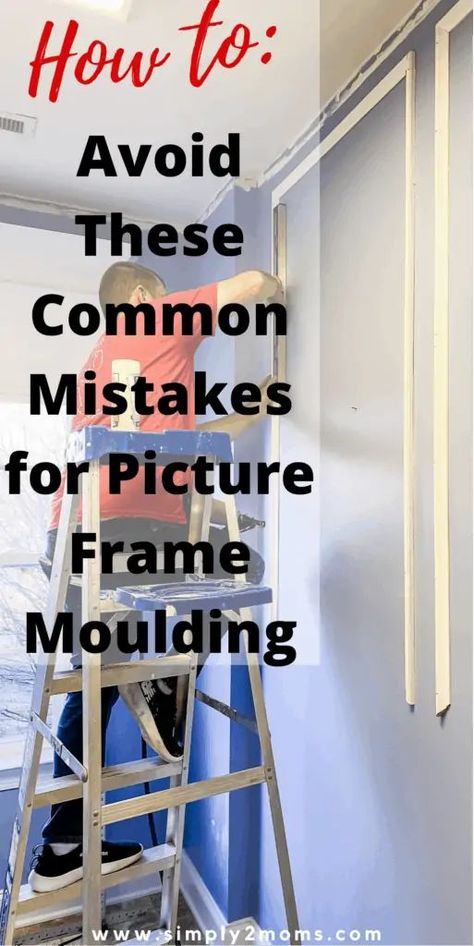 Painted Picture Frame Molding, Picture Frame Moulding Measurements, Picture Frame Molding Gallery Wall, Picture Moulding On Walls, Picture Frame Molding Bathroom, Picture Molding On Walls, Frame Moulding On Walls, Picture Frame Molding Bedroom, Picture Frame Molding On Walls