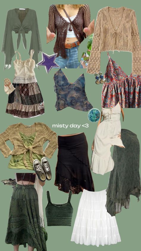 misty day Misty Day Outfits, Misty Day Aesthetic, Modesty Journey, Beachy Clothes, Childhood Food, Woodstock Hippies, Witchy Outfits, Day Aesthetic, Earthy Outfits