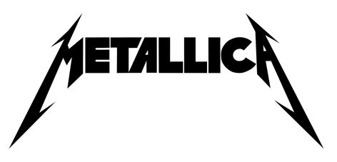 Metallica Logo Tattoo, Mcr Merch, Metallica Logo, Metal Band Logos, Metal Drawing, Metallica Band, Rock Band Logos, Custom Top, Band Logos