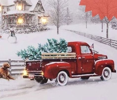 Christmas Truck Wallpaper, Truck Wallpaper Iphone, Old Red Truck, Truck Wallpaper, Red Truck Christmas, Christmas Red Truck, Christmas Centerpieces Diy, Christmas Phone Wallpaper, Christmas Truck