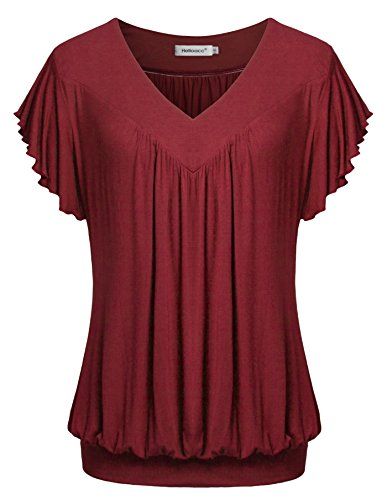 Tunic Tops Summer, Ruffle T Shirt, Short Sleeves Shirt, Summer Blouses, Loose Blouse, Loose Tops, Tunic Shirt, Women's Summer Fashion, Plus Size Casual