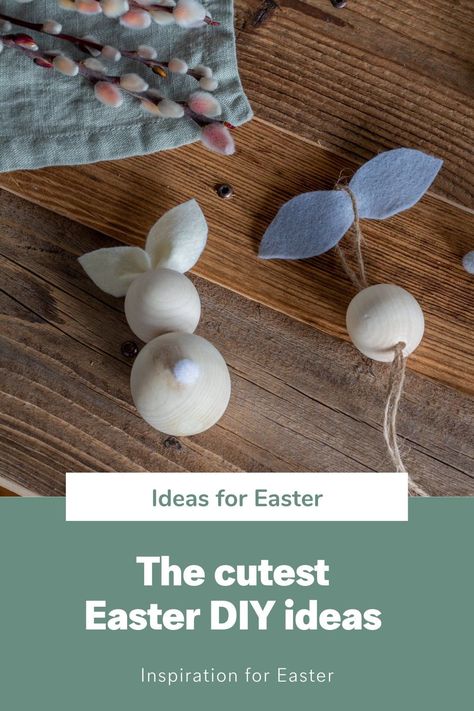 Easter is a colourful festival celebrated almost everywhere in the world. A cute bunny hides some eggs and then the fun of an Easter egg hunt starts – these are just two parts of our best-known Easter traditions. At first glance, it’s not always obvious what eggs and a bunny have to do with the classic Easter story. In this article, we explain why we celebrate Easter and where the most important customs come from. Furthermore, we present some cute DIY ideas for your perfect Easter celebration. Diy Easter Ornaments, Easter Ornaments Diy Ideas, Easter Crafts Diy Homemade, Easter Diy Decorations, Easter Spring Crafts, Easter Decoration Diy, Easter Spring Decorations, Easter Diy Crafts, Easter Egg Diy