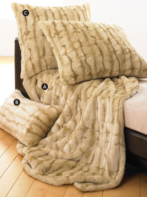 Loverboy Faux Fur Blankets Faux Fur Blankets, Modern Luxury Bed, Toile Bedding, Fur Blankets, Bedding Quilts, Faux Fur Blanket, Happy Winter, Quilted Duvet Cover, Fur Blanket