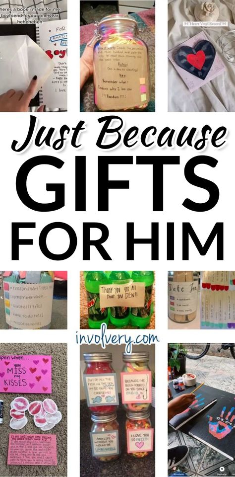 Just Because / GIFTS / FOR HIM Make A Bracelet For Boyfriend, Cute Jar Gifts For Boyfriend, Boyfriend Just Because Gifts, Homemade Gift For Husband, Just Because Boyfriend Gifts, Cute Homemade Gifts For Boyfriend, Just Because Gifts For Him, Cheap Diy Gifts, Country Boyfriend Gifts