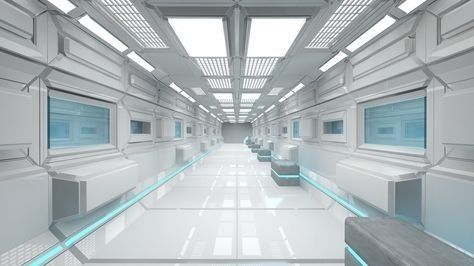 Scifi Hallway, Futuristic Hallway, Scifi Lab, Futuristic Lab, Scifi Interior, Spaceship Interior, Flipagram Instagram, Interior Design Games, Sci Fi Design