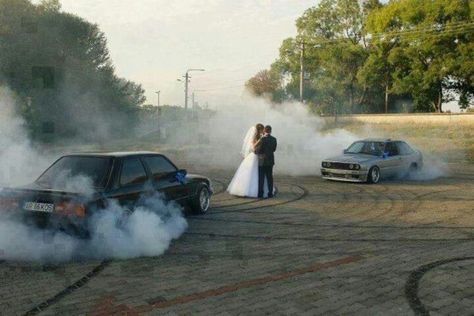 Car Themed Wedding, Dark Wedding Theme, Dark Wedding, Future Wedding Plans, Dream Wedding Ideas Dresses, Wedding Photos Poses, Bmw E30, Wedding Goals, Cute Poses For Pictures