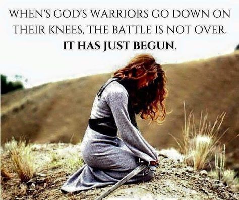 Embedded image Prayer Warrior, Spiritual Warfare, Faith Inspiration, Spiritual Inspiration, A Quote, Christian Life, The Battle, Faith In God, Quotes About God