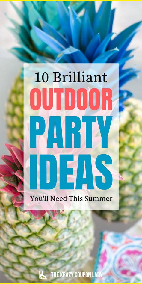 10 Outdoor Party Ideas Perfect for Your Next Summer Party Summer Parties Ideas, Summer Kick Off Party Ideas, Outdoor Summer Party Ideas, Adult Summer Party, Diy Crafts Summer, Summer Party Hacks, Homemade Popsicle Recipes, Summer Science Experiments, Entertaining Hacks