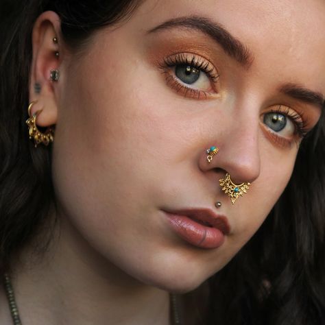 Nostril Stud, Piercing Nostril, Tiny Nose Studs, Tiny Nose, Nose Piercing Stud, Fake Gauge Earrings, Gold Nose Stud, Nose Earrings, Nose Piercing Jewelry