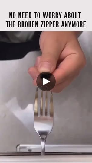 25K views · 1.9K reactions | Homehacks 52. No need to worry about the broken zipper anymore#diyhack #diyhacks #househacks #martinhomehacks | Martin! Fix A Zipper With A Fork, How To Fix A Zipper That Came Off, Zipper Hacks, Zipper Problems, Fix Broken Zipper, Fix A Zipper, Zipper Crafts, Zipper Repair, Diy Crafts Life Hacks