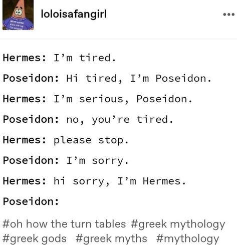 Mythology Humor, Greek Memes, Zio Rick, Greek Mythology Humor, Percy Jackson Head Canon, Will Solace, Greek Myth, Percy Jackson Quotes, Percy Jackson Characters