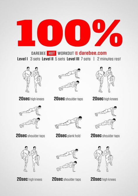 100% Workout Superhero Workout Routine, Workouts Darebee, Hiit Workouts For Men, 28 Day Military Workout Challenge, 100 Workout, Military Press Workout, Interval Training Workouts, Military Muscle Workout, Calisthenics Workout