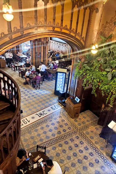 Stepping into Caru’ cu bere is an experience itself and the 140-year long history that lays behind this restaurant is stunning. In 1879 an uncle and his two nephews came to Bucharest from beyond the mountains in Transylvania, which at that time was part of the Austrian-Hungarian Empire, to open “Caru’ cu bere”, which translates into “beer wagon”. At the beginning, “Caru’ cu bere” was a brewery and beer house and after many years of hard work, the third and youngest brother of the family... Beer Wagon, Places To Eat In Bucharest, Bucharest Romania Photography, Beer House, Romania Oradea, Carpathian Mountains Romania, From Beyond, Bucharest Romania, Historical Monuments